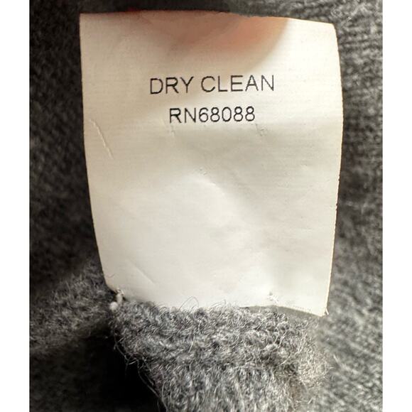 Tsesay Wool Cashmere Gray Sweater Dress Women’s Medium Ruffle Sleeve Pullover - Picture 5 of 5